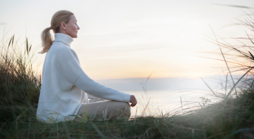 vrouw spiritueel denken