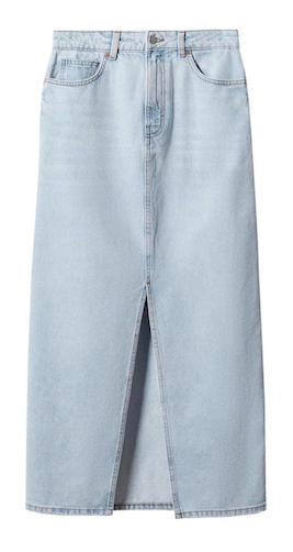 Mango Spijkerrok Light Blue Denim Light Blue Denim 8445922366896