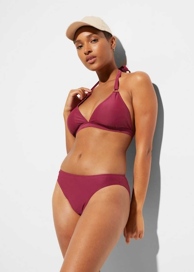 Halter Bordeaux Bikinisetjes