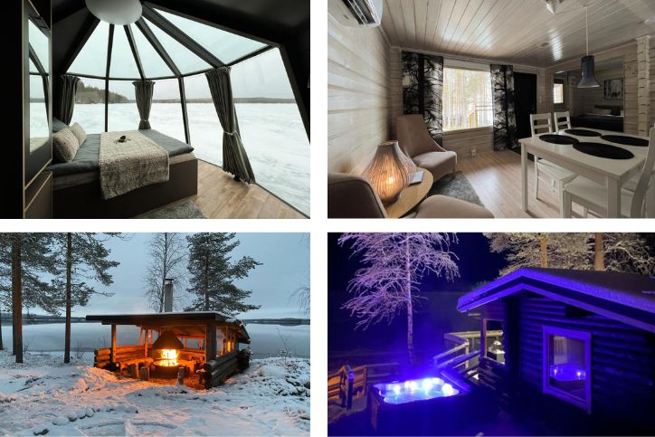 Europese Steden Kerstsfeer Lakelodge Kiehinen Igloos