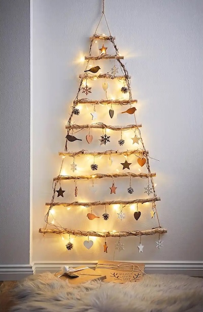 Led Wanddecoratie Kerstboom: originele kerstversieringen