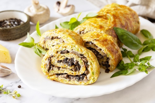 vegetarische notenrollade hoofdgerechten met kerst