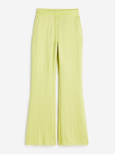 Flared Broek Lime Groen