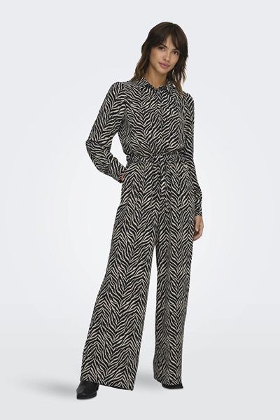 Only Regular Fit Jumpsuit Zwart Zwart 5715678396601