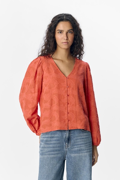 Object Blouse Koraalrood Koraalrood 5715670592490